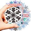 Wholesale Hot Selling 50 Snowflake Graffiti Stickers Cross-Border Small Fresh Winter Christmas DIY Water Cup Luggage Stickers