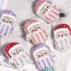 oly-4f247da5631eeaf1cdadbcabce1d83a1 Wholesale Alloy Santa Claus Christmas Beaded Charm with Straight Hole Beads for DIY Phone Chains, Keychains, and Bag Chains