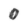 oly-4f29984a925651d2f555d8cc589d270d Wholesale in stock Retro Men's Ring Distinctive Distressed Plant Wheat Ear Boys Titanium Steel Ring Advanced Sense SA1174