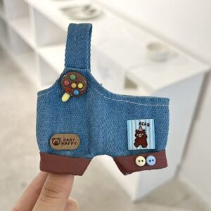 Blue chocolate bar overalls