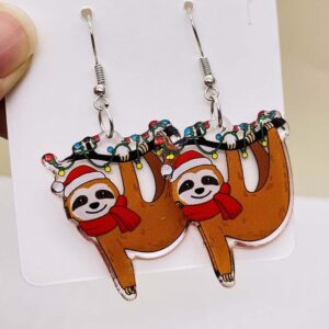 Creative Acrylic Earrings for Christmas - 016