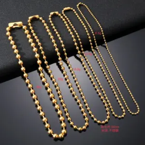 Simple Style Geometric Stainless Steel Necklace