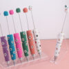 Wholesale Cross-border new creative diy beads beaded pen multicolor ballint pen color cute cartoon pearl pen