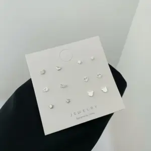 Wholesale 1 Set Simple Style Star Copper Ear Studs