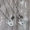 Wholesale Jewelry Hip-Hop Eye Symbol 304 Stainless Steel Carving Stainless Steel Necklaces