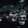 oly-4f6d658d7f3c261e59dba59f13fa2b49 Wholesale Vintage Diamond Crown Skull Car Rearview Mirror Decoration