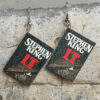 Wholesale Horror Halloween Book Wooden Earrings