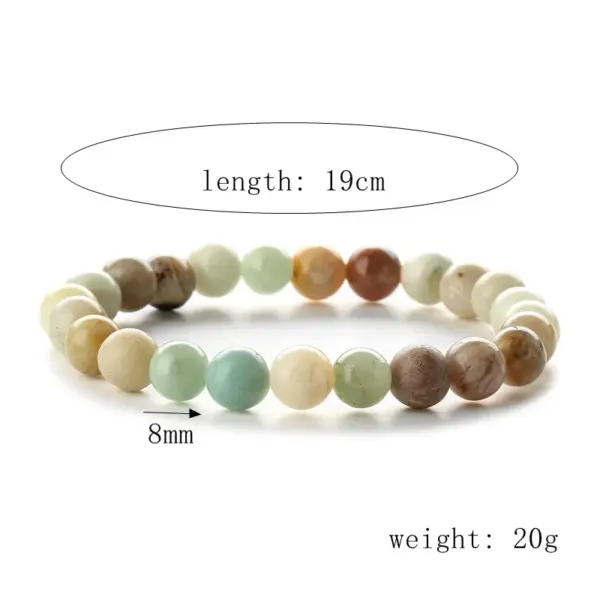 Wholesale Simple Style Classic Style Round Agate Bracelets In Bulk