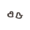Wholesale Classic Mini Irregular Love Fashion Heart-Shaped Earrings Stainless Steel Hollow Sweet Girls Earrings Manufacturer