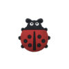 Wholesale Environmentally Friendly Silicone Ladybug Beads, Food Grade Animal Teether Beads, Cute Silicone Teether Loose Beads