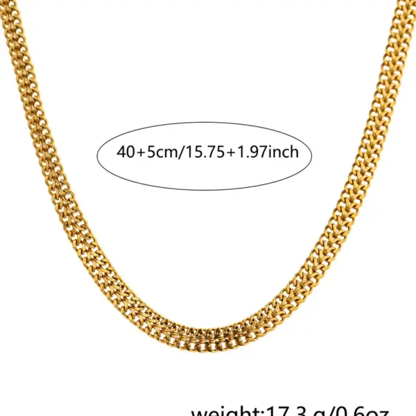 Wholesale Jewelry Simple Style Classic Style Solid Color 304 Stainless Steel Stainless Steel Necklaces