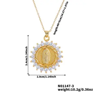 Gold O-Shaped Chain N01147-3