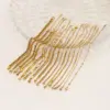 304 Stainless Steel Geometric Electroplated 18K Real Gold Plated Basic Simple Style Waterproof Non Tarnish Plating Bracelets