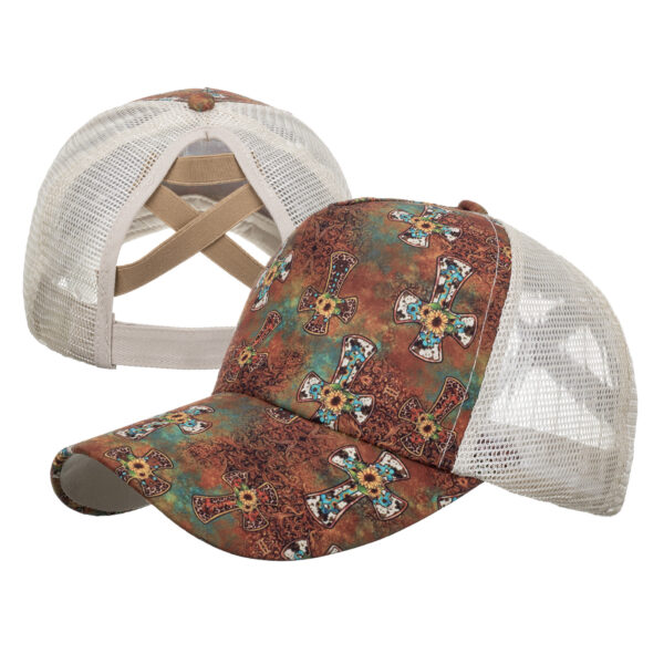 Wholesale Cross-border AliExpress Amazon ebay New Cross Bar Cross net cap baseball cap sun hat B1024