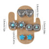 oly-4fb4e217c0881be20aad40432e764956 Wholesale Western Horseshoe Cactus Cowboy Earring Set