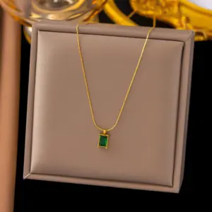 10 [Ah628] Diamond Necklace / Gold