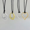 Wholesale Heart-shaped hollow pendant necklace
