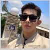 Wholesale GM square larized sunglasses men's TikTok Same Style Sunglasses UV-proof strong light sunset color