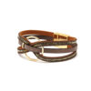 Wholesale bracelet magnetic buckle PU leather bracelet
