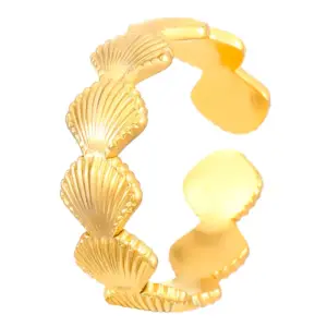 62 18k real gold shell 3688