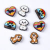 Wholesale Love Dog Silicone Beads