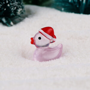 Glow-in-the-dark christmas duck-light purple