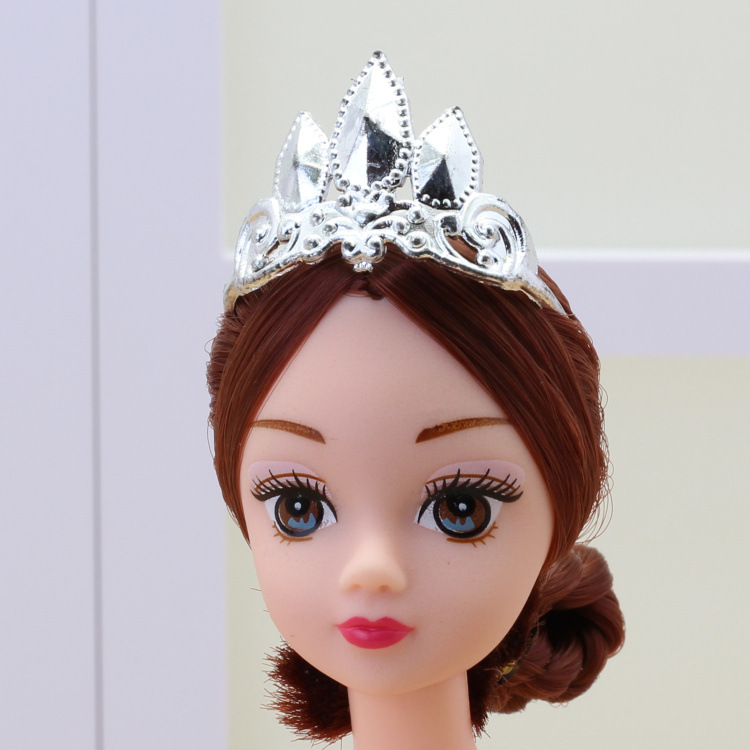 Wholesale toy aessories multi-color girl princess doll jewelry crown