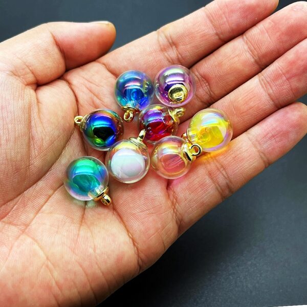 Wholesale in stock 16mmAB Color Bead Pendant Bead Earrings DIY Pendant Bracelet Crafts Decorative Buckle