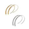 Wholesale PVD Coated 18K Gold Plated Geometric Titanium Steel Korean Style Waterproof Non Tarnish Earrings