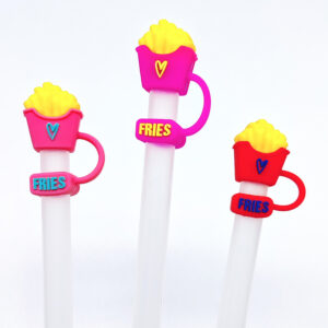 French fries [straw cover] (randomly distributed colors, please contact us for notes) / Bagged without straw