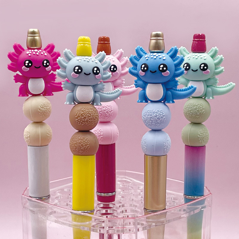 Wholesale 3D silicone exy beads for baby teething