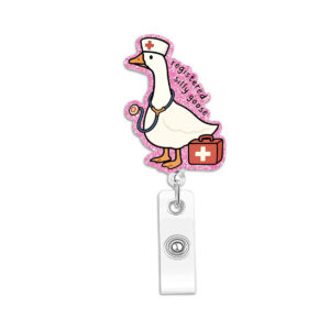 Warm-colored doctor goose (fixation clip)