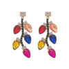 oly-50332d99136129dc3abe38aaafca422b Wholesale Christmas Bulb Rhinestone Earrings