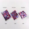 Wholesale Five-pointed Star Sequins Independence Day Party Small Package Bead Sprinkling Festival 10MM Flat Mixed Three-color Star Sequins