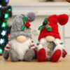 Wholesale Christmas Doll Knitted Pointed Hat Sitting Decoration