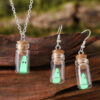 Wholesale luminous ghost small pendant earrings necklace ear jewelry