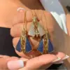 Wholesale 304 Stainless Steel Copper Round Virgin Mary Water Plating Zircon 18K Gold Plated Hip-Hop Punk Plating Inlay Snake Chain Gold Pendant Necklace