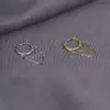 Wholesale Simple Style Geometric Plating 925 Sterling Silver No Inlaid Earrings