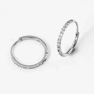 1.2 * 10mm Silver (a Pair)