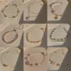 Wholesale Fashion Hexagram Heart Shape Titanium Steel Copper Bracelets Plating Inlay Pearl Zircon Copper Bracelets
