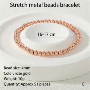 BR0840-Rose Gold-4mm