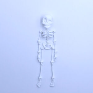 Skeleton man magnetic style-white
