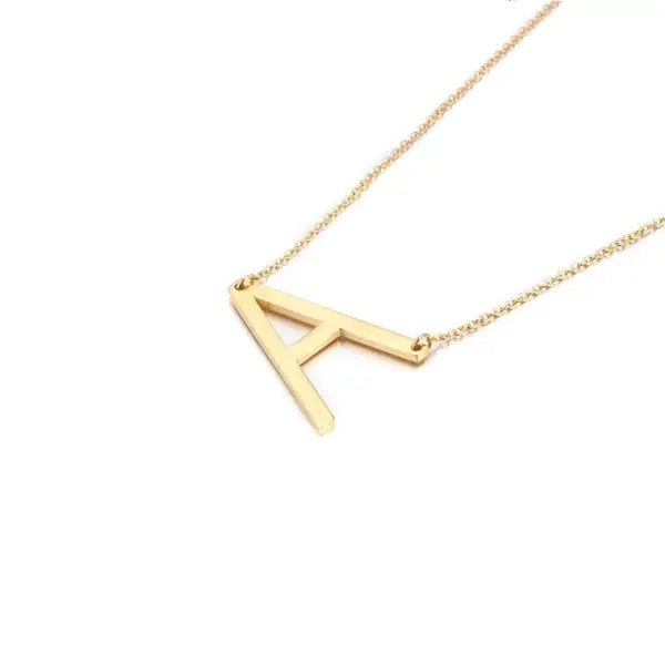 Letter Word Titanium Steel Fashion Titanium Steel Necklace