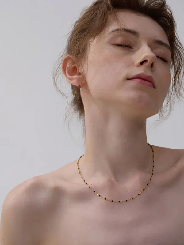 PVD Coated Colorful Stainless Steel Casual Hawaiian Waterproof Non Tarnish 304 Stainless Steel Necklace