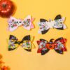 Wholesale Halloween pumpkin ghost bat skull candy needle bow children's hair clip