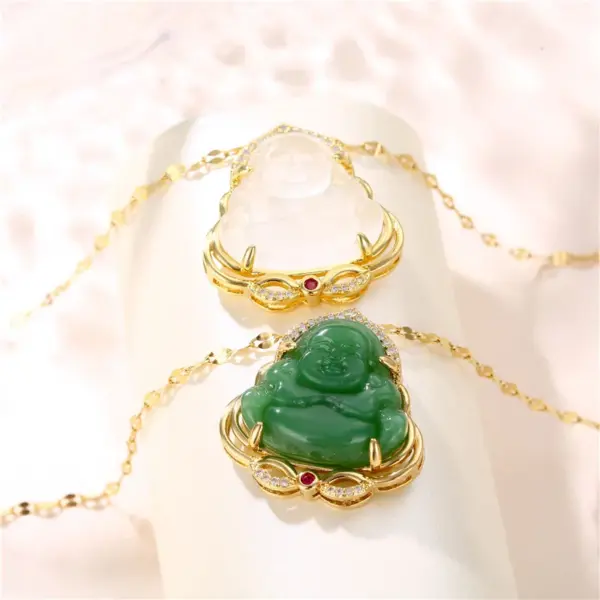 Wholesale Water Plating Vacuum Plating 18K Gold Plated 18K Gold Portrait 201 Stainless Steel Classical 201 Stainless Steel Pendant Necklace