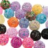 oly-5097e6361a180d31dee4ba43f33dbb62 Wholesale Acrylic iridescent sequined through-hole beads