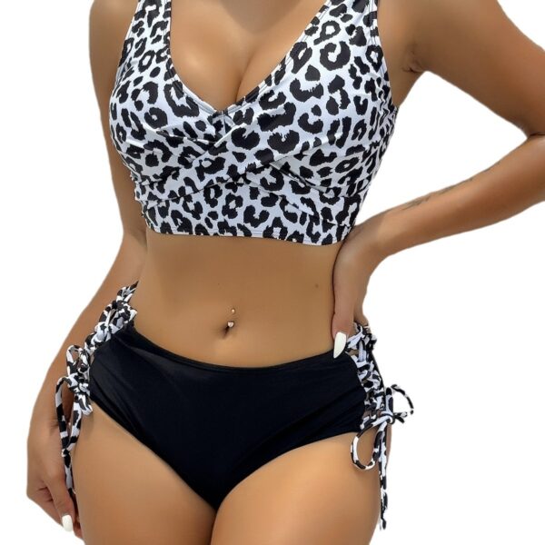 oly-50c1bccc4b357d7d7d7dd27b4a00cf86 Wholesale Swimwear Split Swimwear Women's Bikini suit Big Chest Briefs Leopard Print