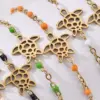 Wholesale Elegant Cute Handmade Tortoise Steel Twisted Rope Chain Lobster Trigger Clasp Closure Chain & Link Bracelets Wholesale
