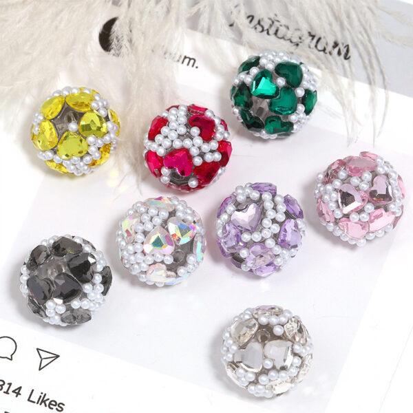 Wholesale Heart-shaped Bubble Heavy Beaded String